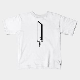 Minimalist Buster Sword Final Fantasy Kids T-Shirt